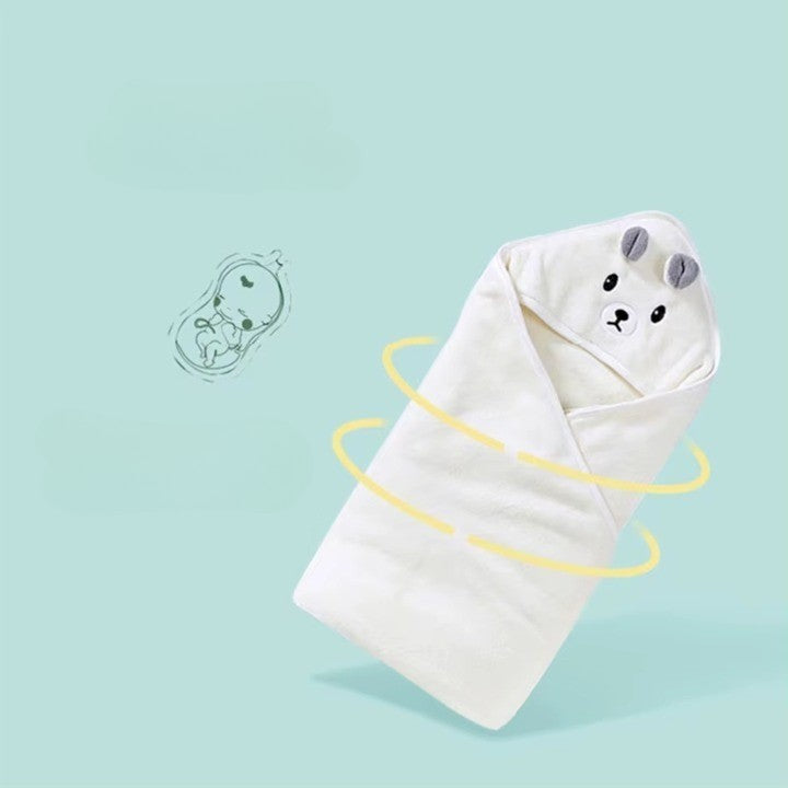 Animal-Themed Hooded Baby Bathrobe - Image 2