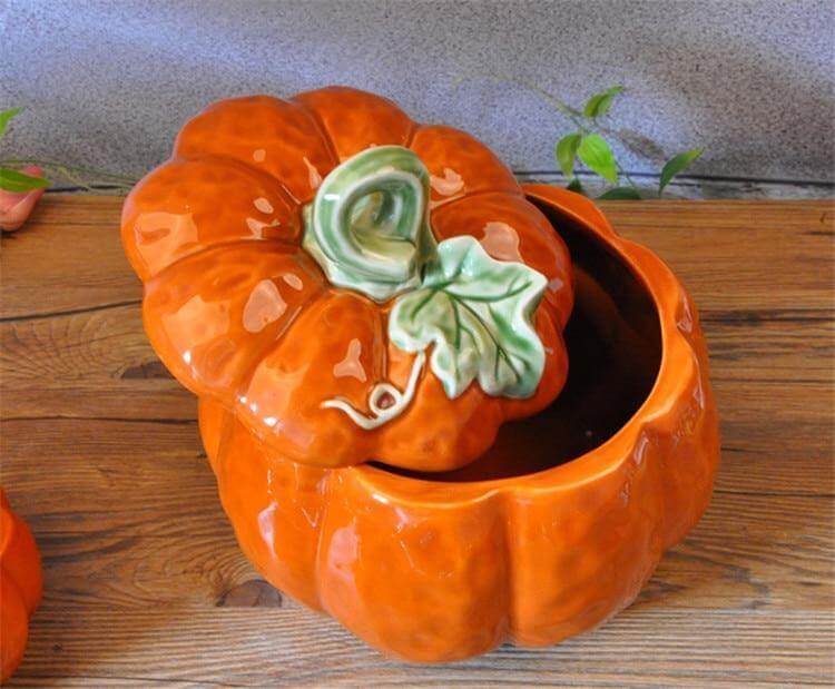 Pumpkin Ceramic Kitchen Mug Bowl - Image 10