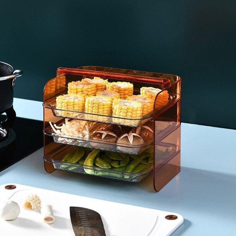 Multi-Layer Stackable Kitchen Storage Rack - Image 8