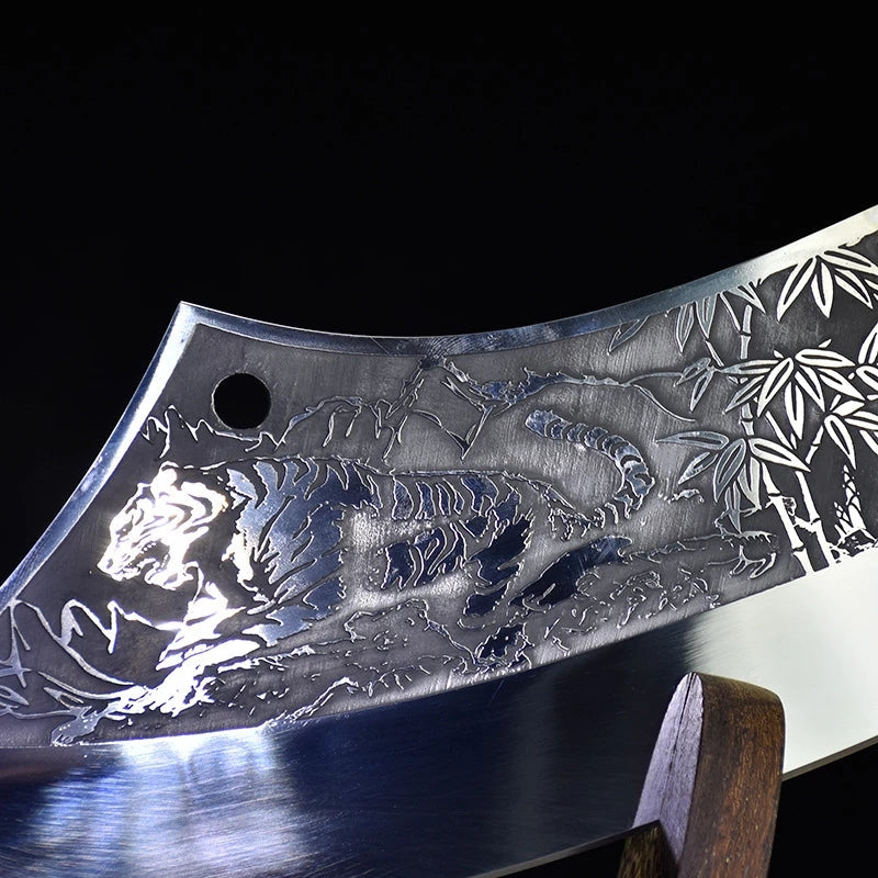 Fighter Tiger Stainless Steel Camping Knife - Image 2