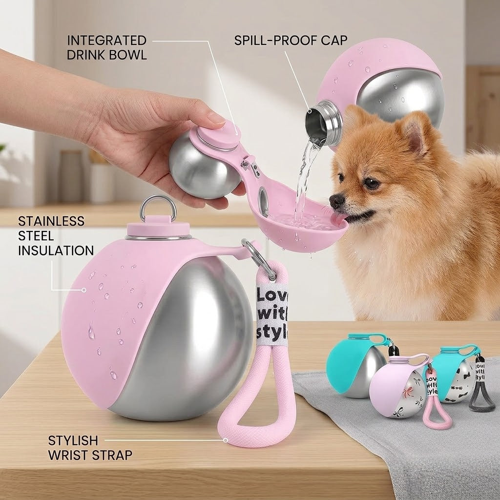 Sip & Stroll Portable Pet Water Drinking Bottle - Image 2