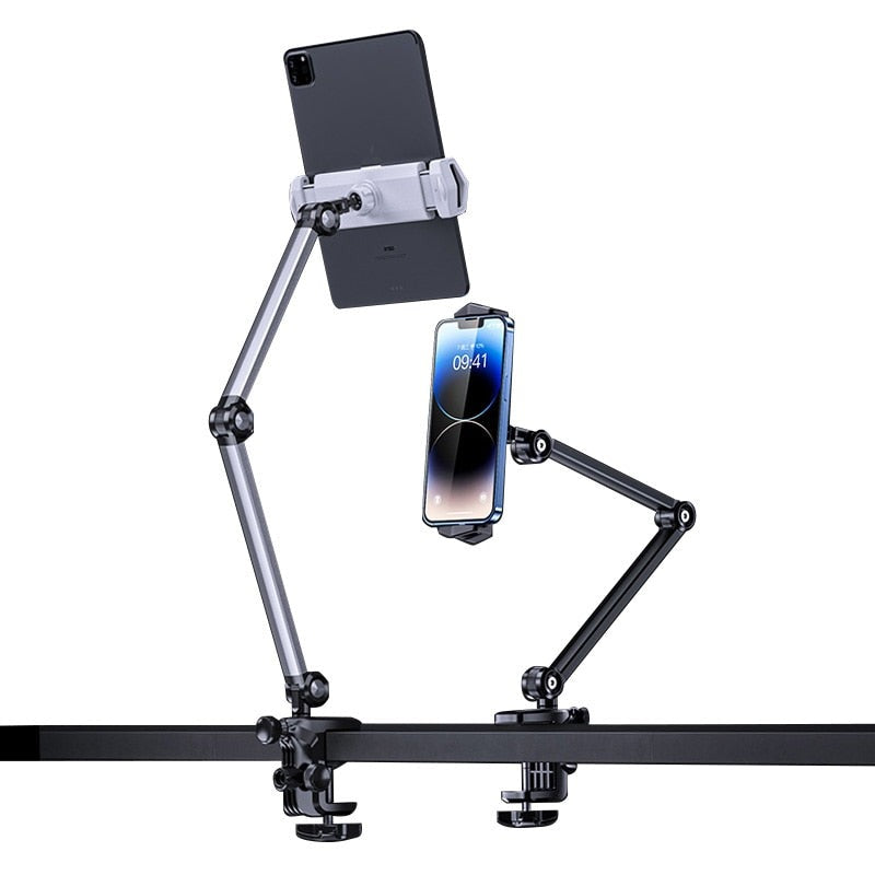 Adjustable Smart Folding Metal Tablet Holder - Image 6
