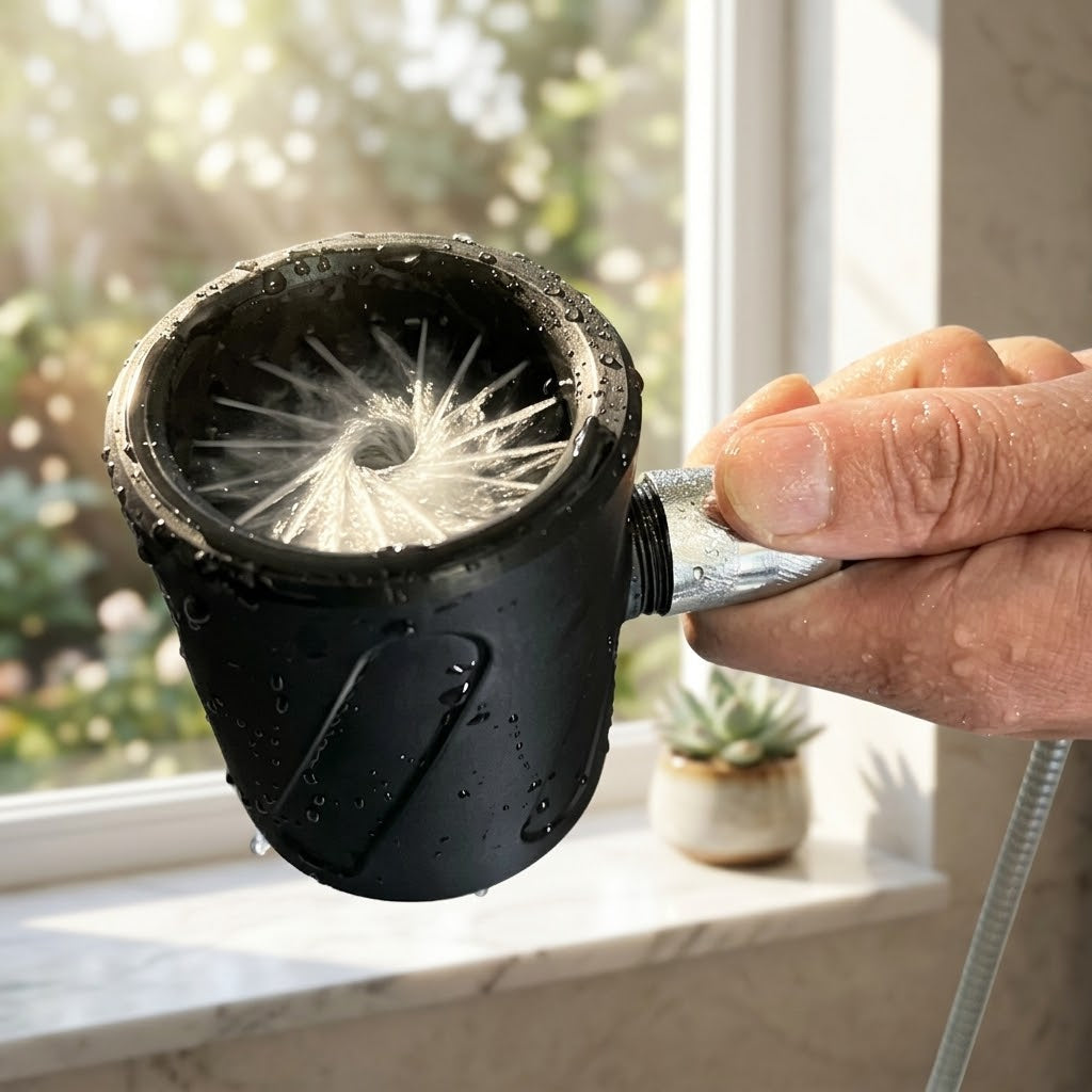 JetScrub Deep-Wash Pressure Boost Shower Head - Image 1