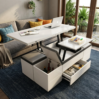 Easy Convertible Modular Dynamic Coffee Table - Image 2