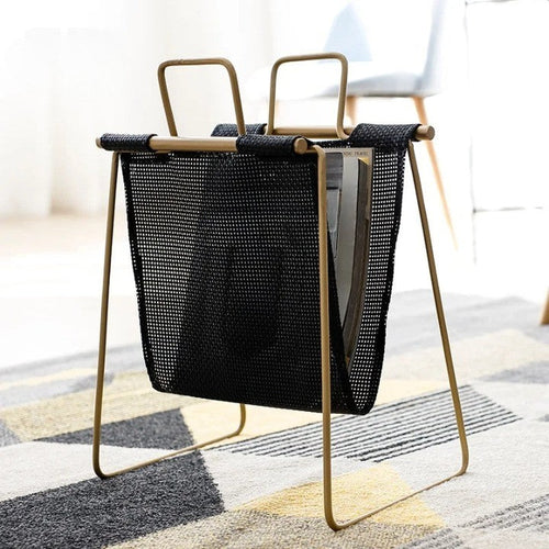 Elegant Minimalist European Floor Magazine Organizer - Image 0
