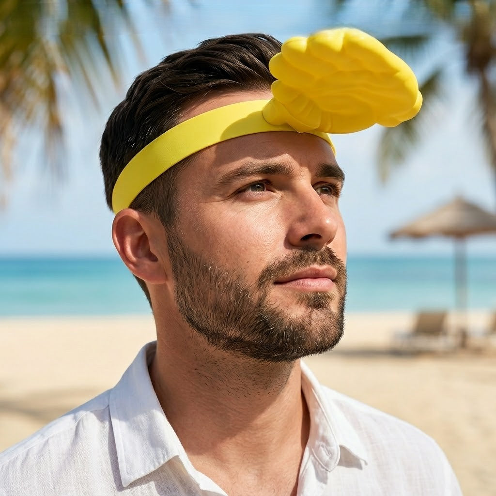 3D Hand Visor Forehead Shade Summer Hat - Image 2