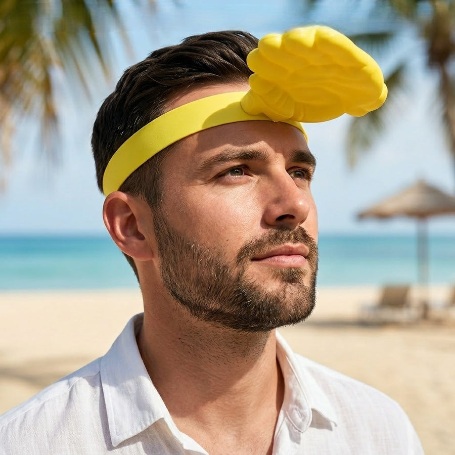 3D Hand Visor Forehead Shade Summer Hat - Image 2