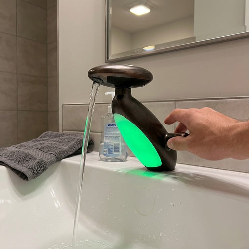 Sirena LED Whale Pull-Out Bathroom Sink Faucet