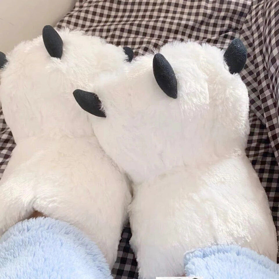 Bear Claw Winter Furry Slippers - Image 4