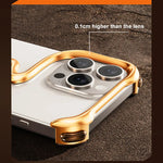 Frameless Metal Track Bumper iPhone Case