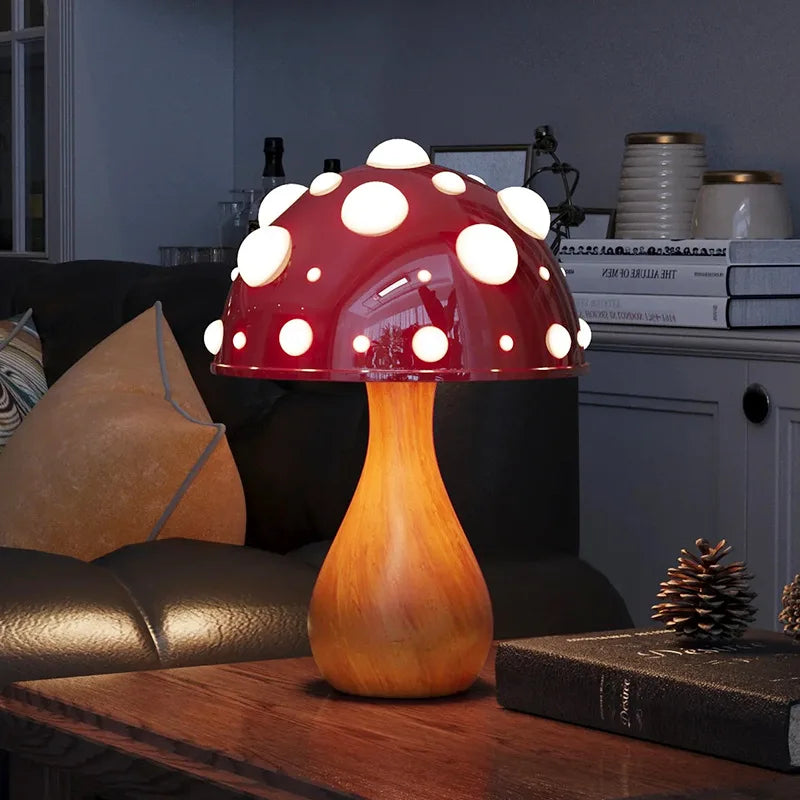 Tricolored Mushroom Warm Light Atmosphere Lamp - Image 2