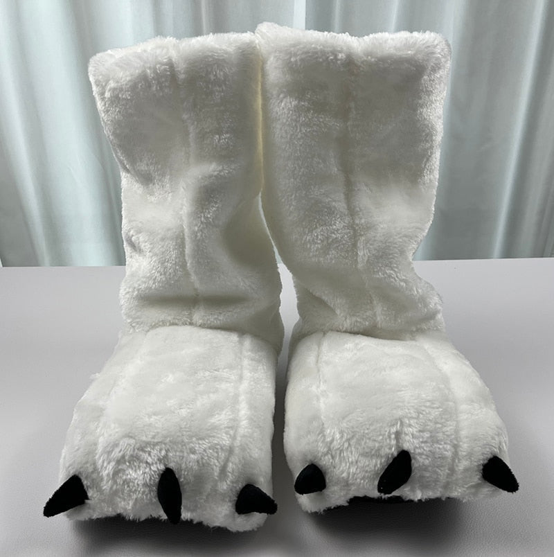 Bear Claw Winter Furry Slippers - Image 7