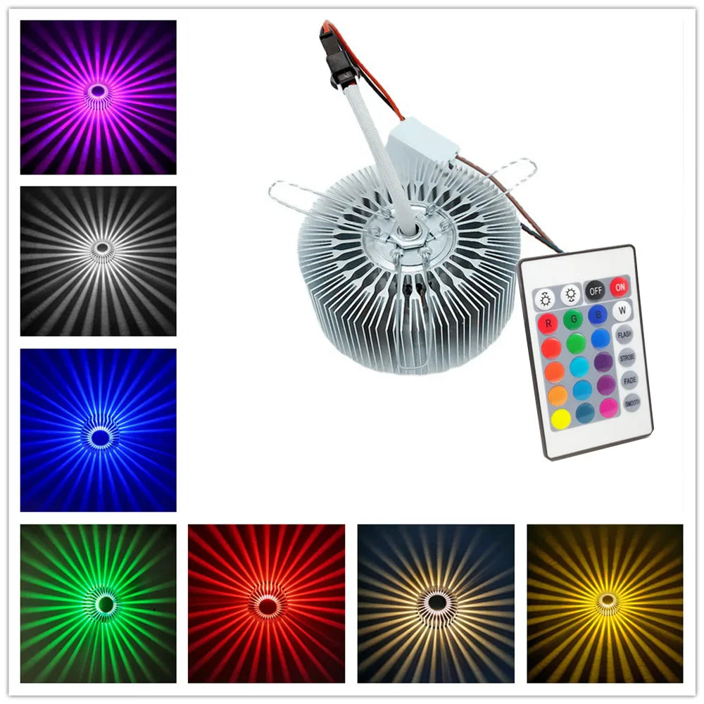 Sunburst Art LED Ceiling Light - Image 7