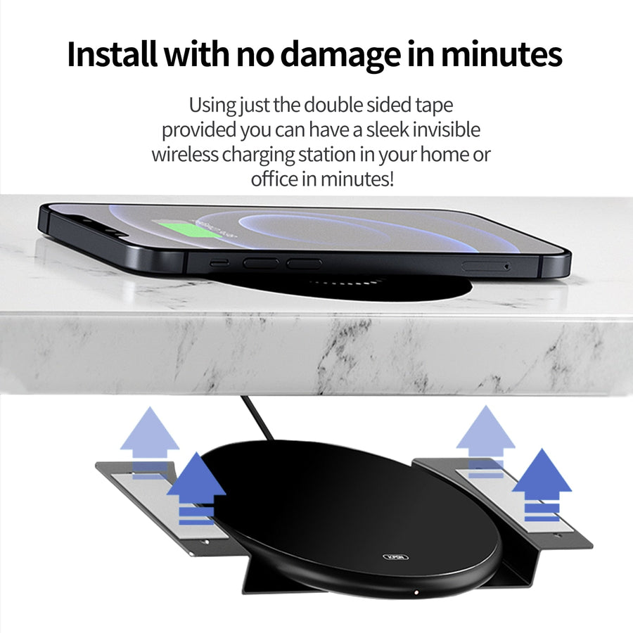 Invisible Under the Desk Wireless Charger - Image 5