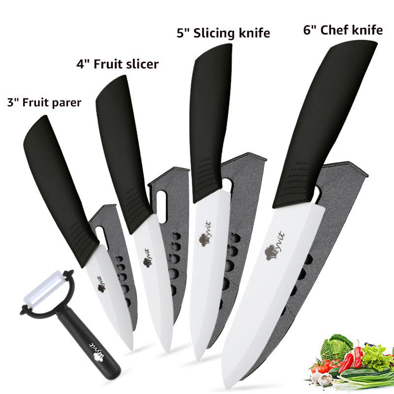 Ceramic Kitchen Chef Mastery Knife Set - Image 5