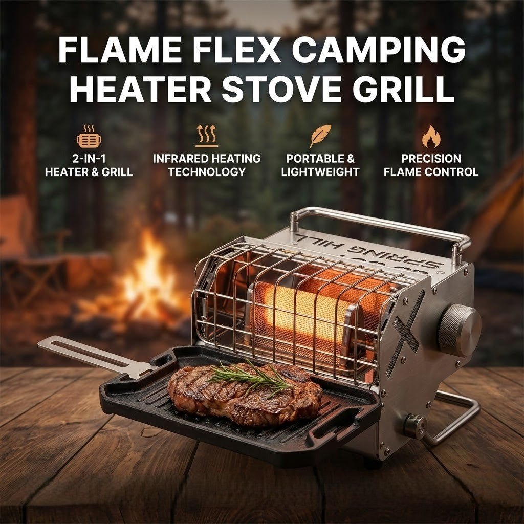 Flame Flex Camping Heater Stove Grill - Image 2