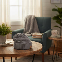 Women Baggy Warm Crochet Winter Wool Knit Ski Beanie - Image 1