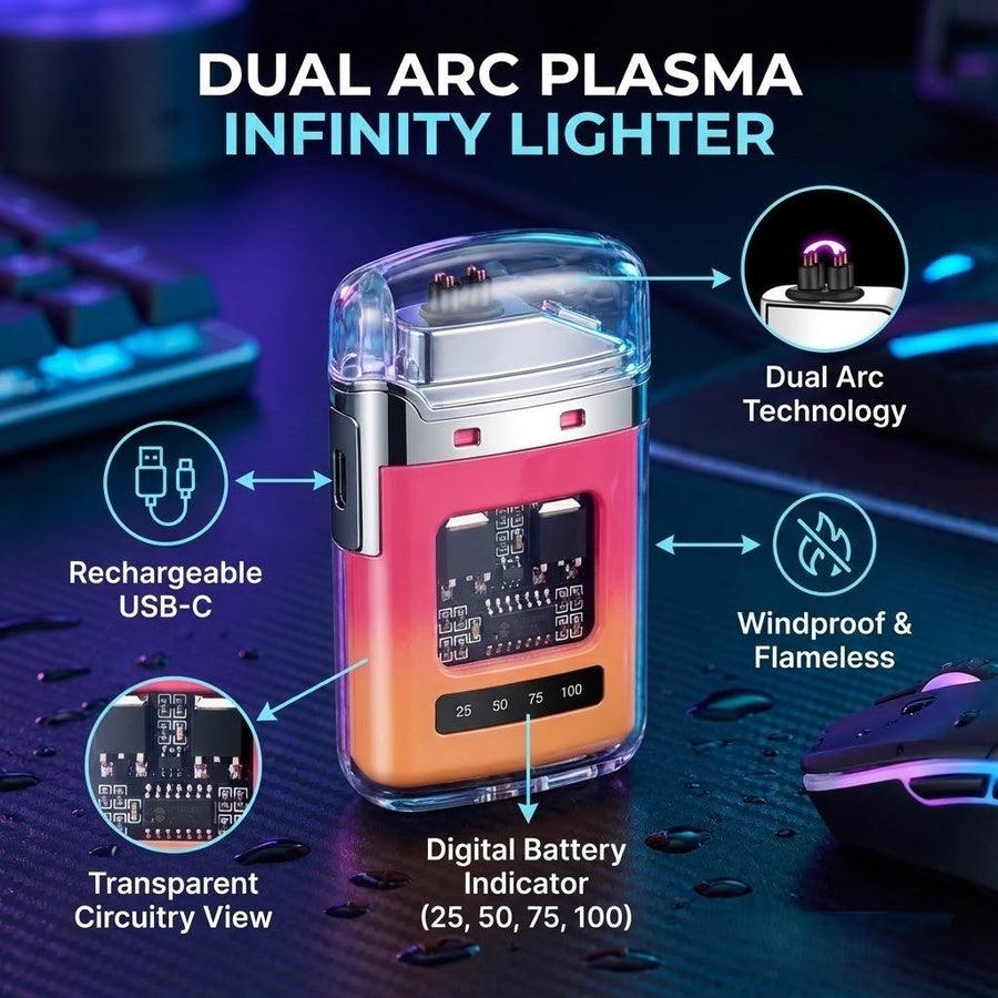 Dual Arc Plasma Infinity Lighter - Image 1