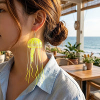 Dancing Jellyfish Long Tassel Earrings - Image 5
