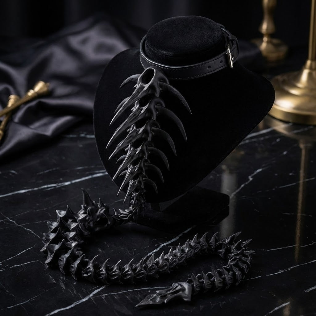 Bionic Gothic Style Spinal Back Jewelry - Image 0