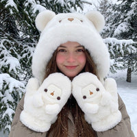 Fluffy Bear Winter Hat - Image 7