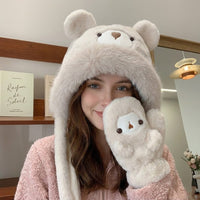 Fluffy Bear Winter Hat - Image 0