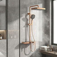 Golden Mist Dual-Mode Rainfall Shower Set - Image 0