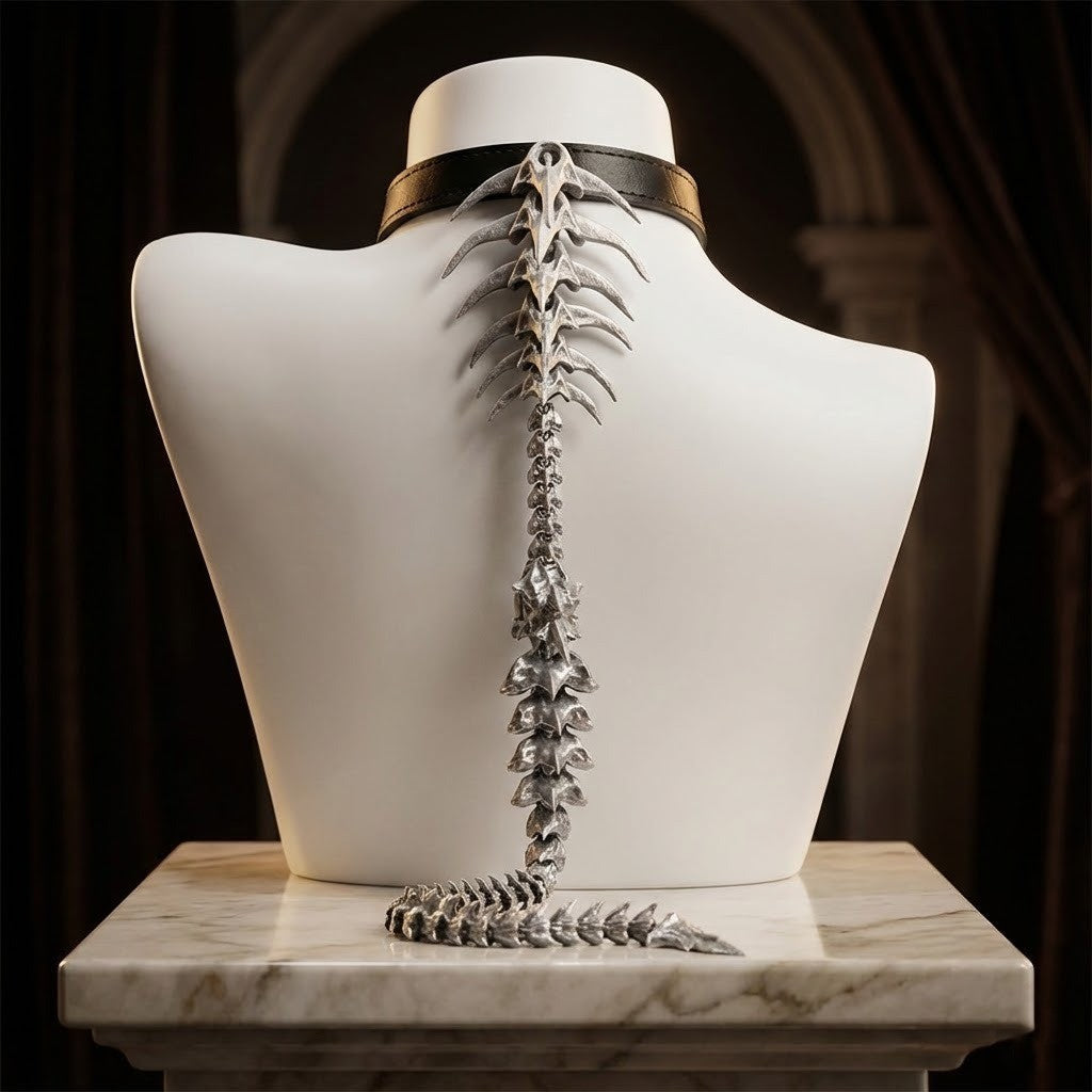 Bionic Gothic Style Spinal Back Jewelry - Image 6