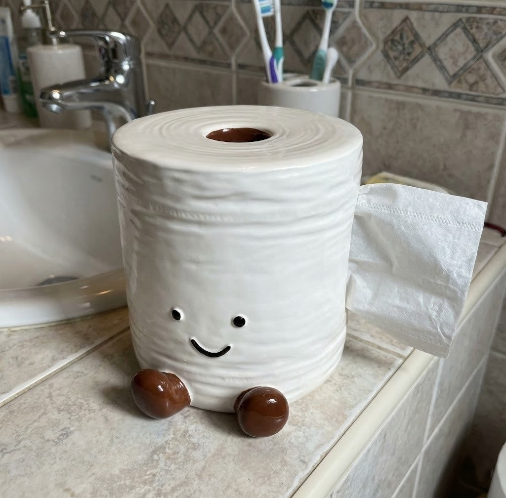 Smiley Toilet Paper Tissue Box - Image 1