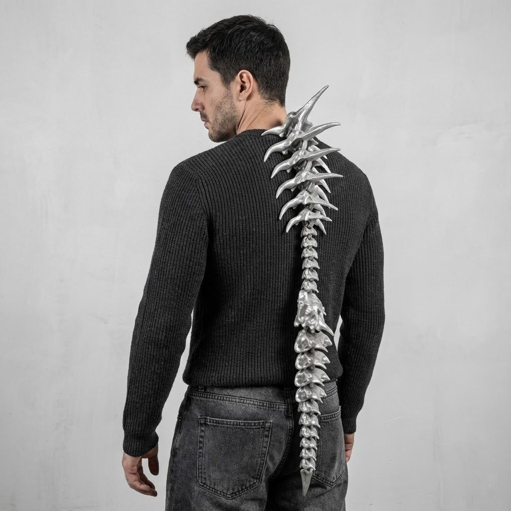 Bionic Gothic Style Spinal Back Jewelry - Image 3