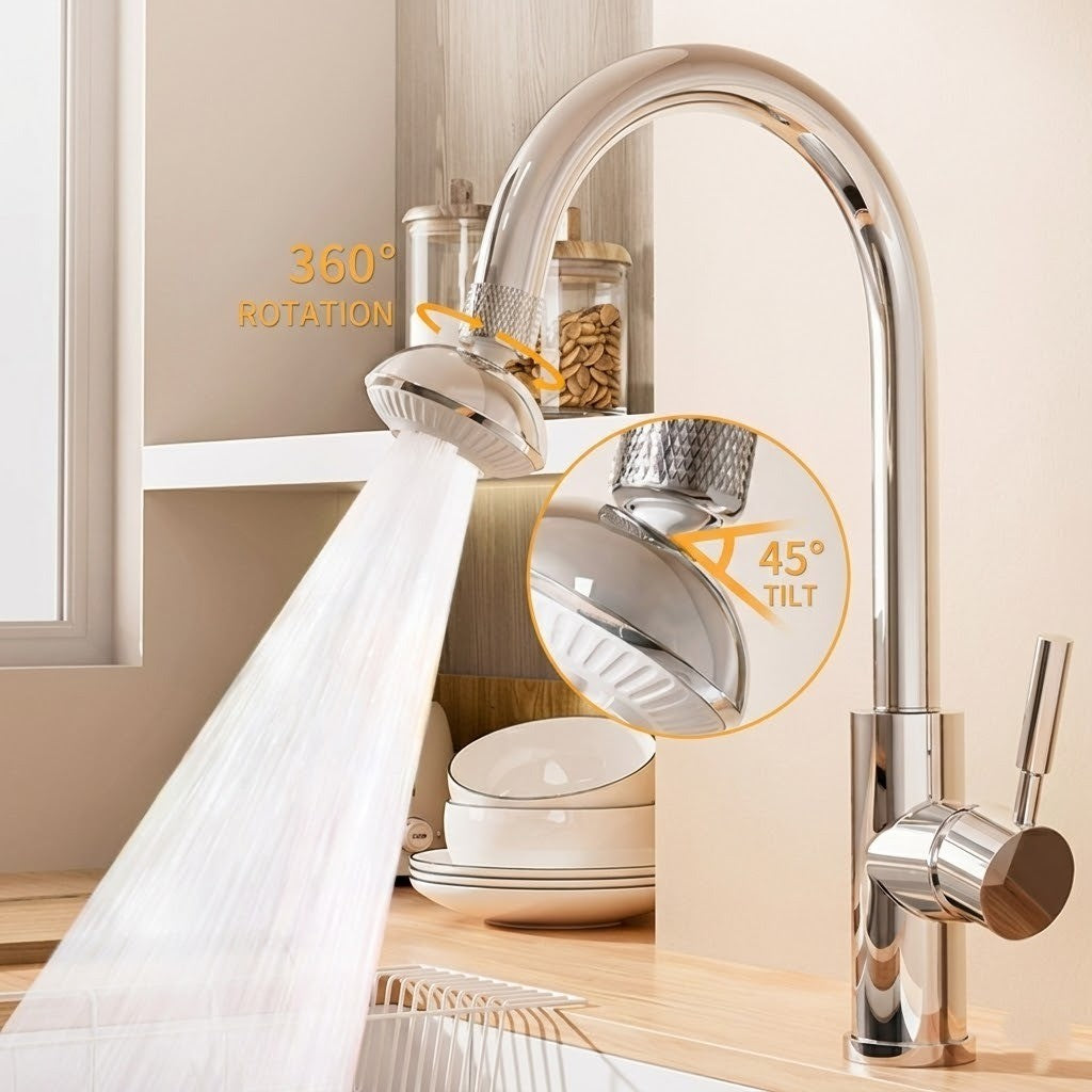 Splash-Free Water Saving Faucet Aerator Nozzle - Image 1