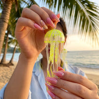 Dancing Jellyfish Long Tassel Earrings - Image 2