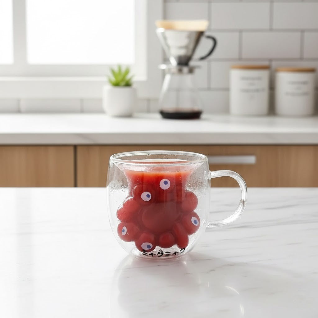 Crazy Eyes Monster Glass Mug - Image 4