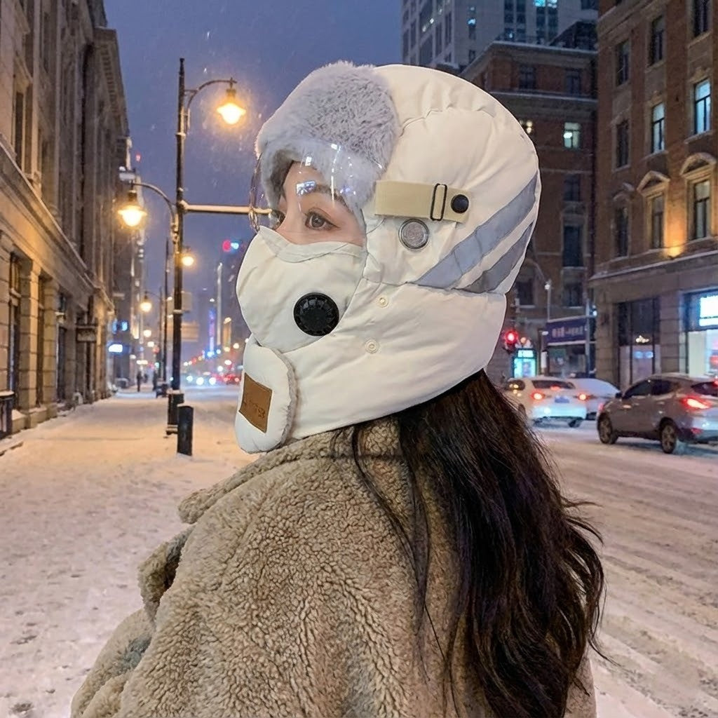 Windproof Full-Face Thermal Winter Hat - Image 1