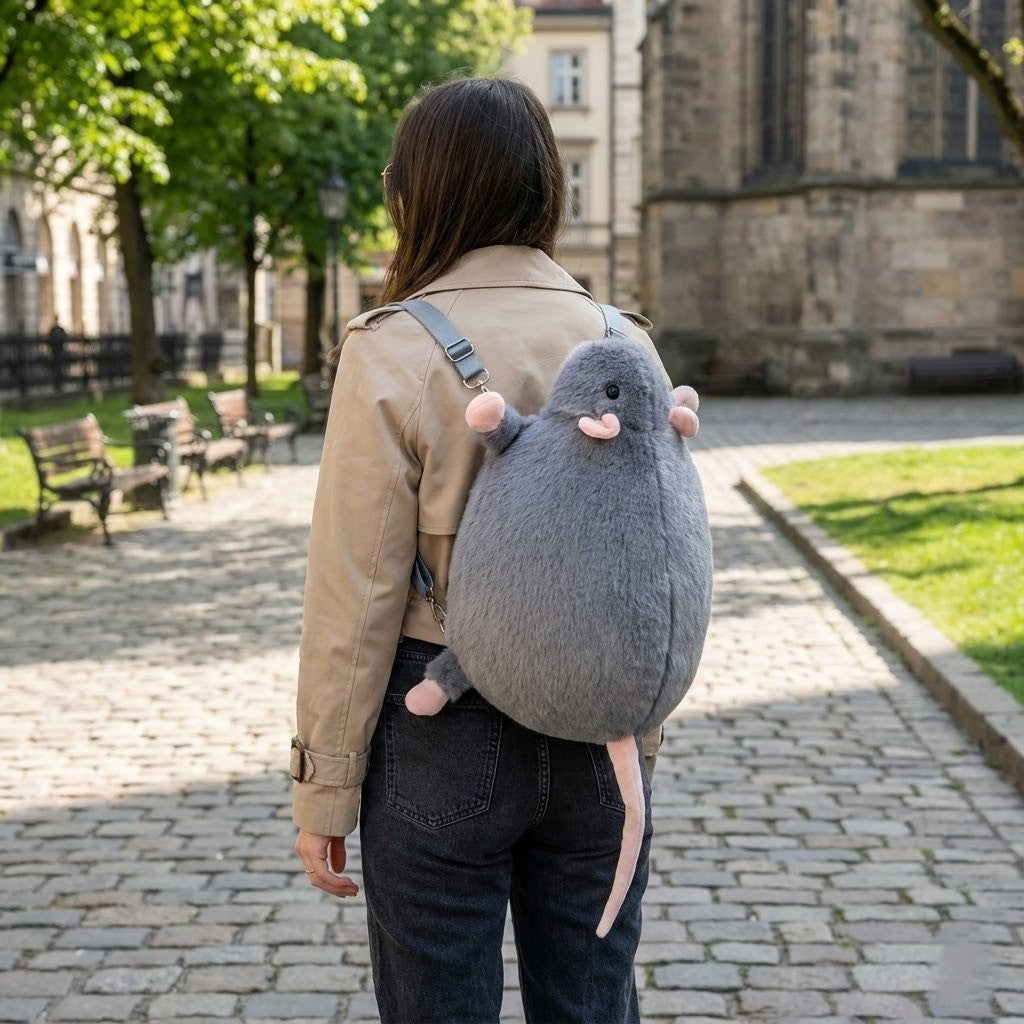 Chubby Mouse Soft Backpack - Image 0