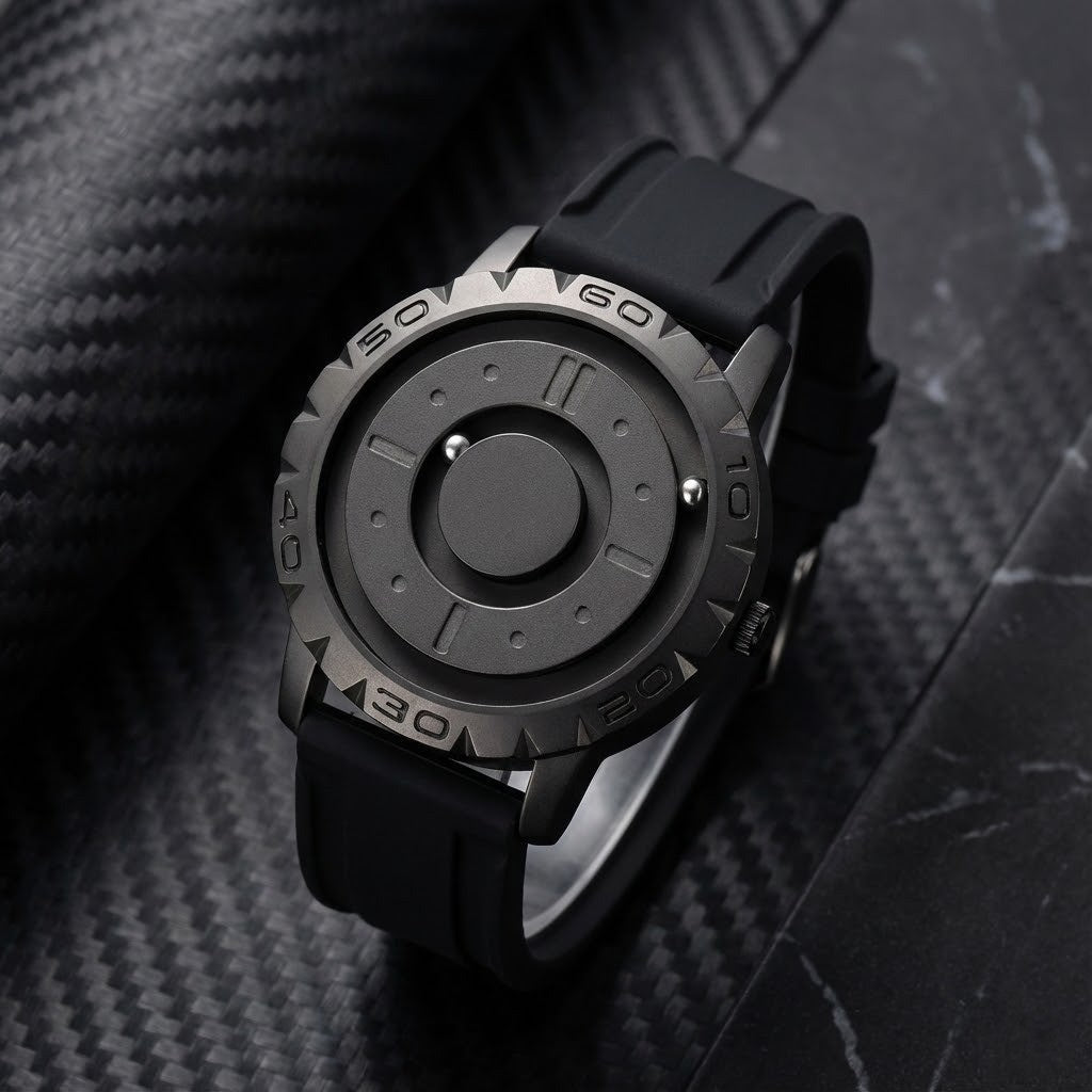 Magnetic Ball Pointer Quartz Watch - Image 0