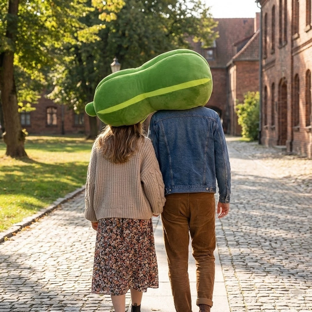 Silly Squash Couple Plush Head Pillow - Image 3