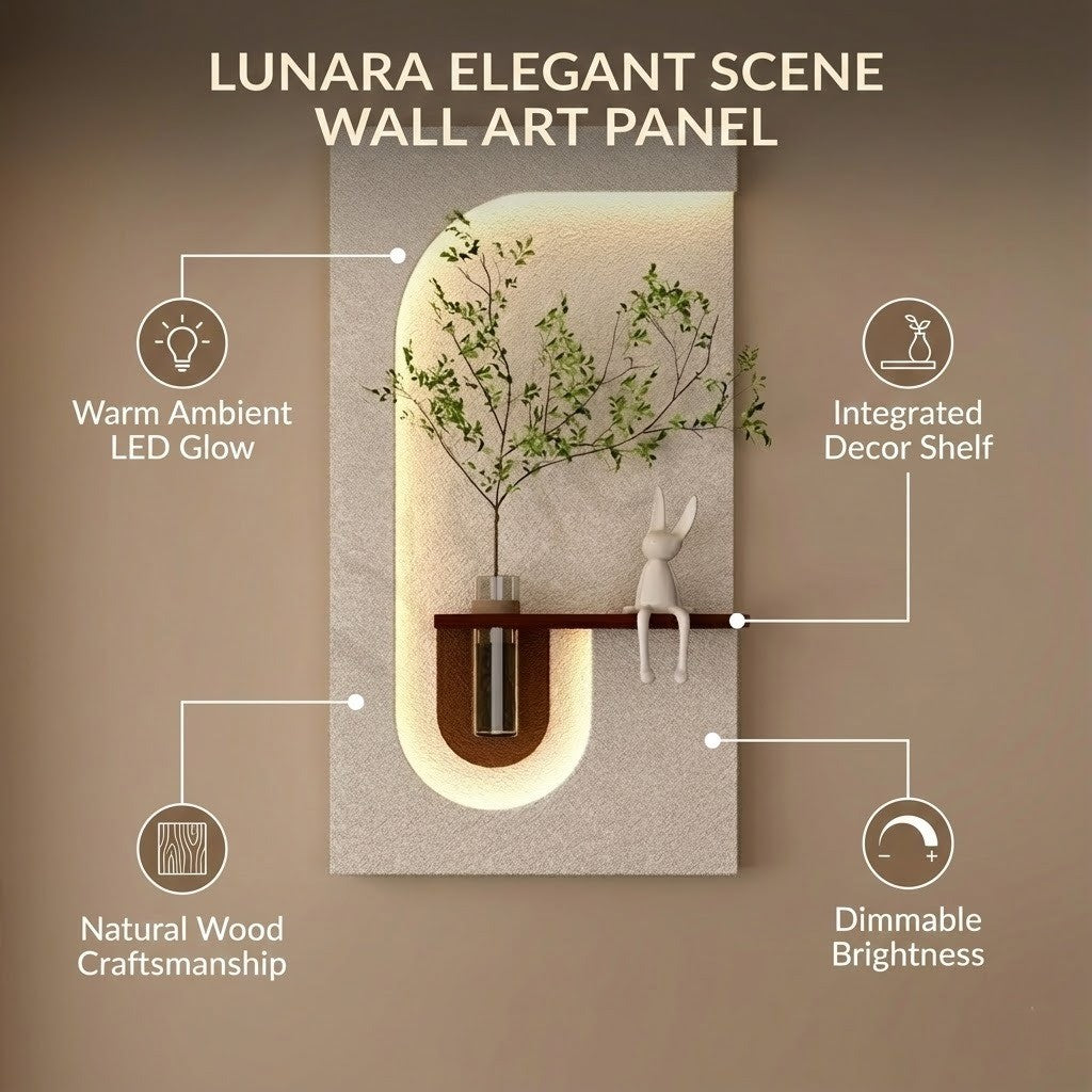 Lunara Elegant Scene Wall Art Panel - Image 5