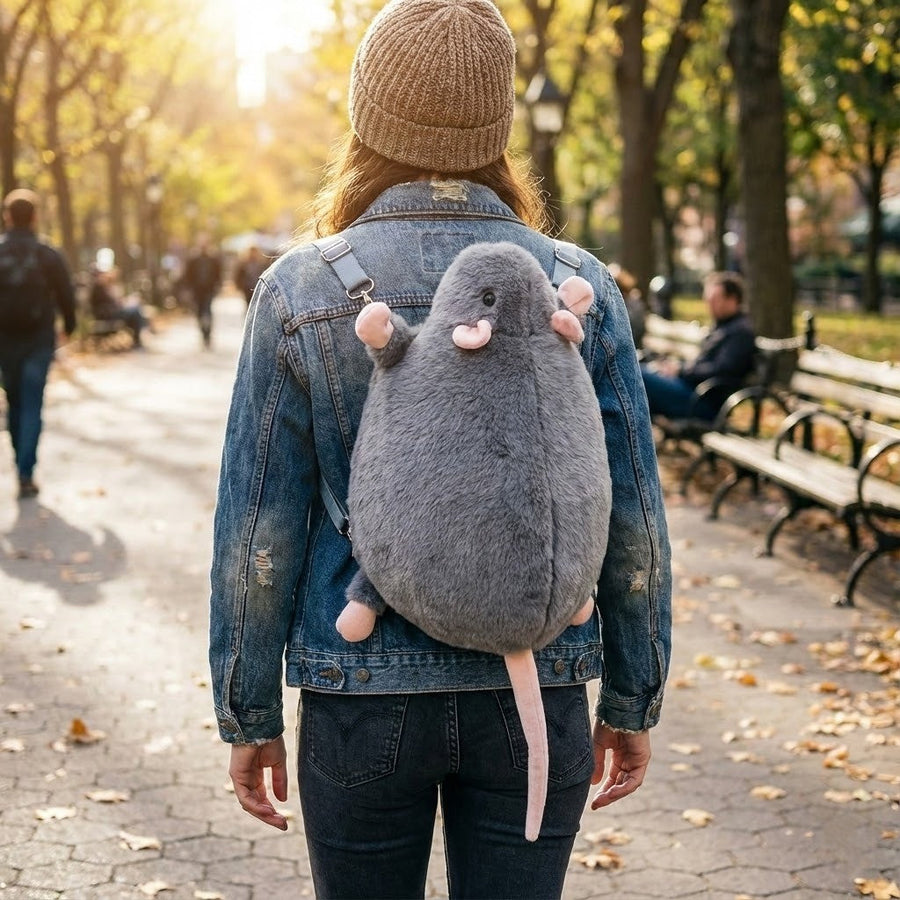 Chubby Mouse Soft Backpack - Image 2