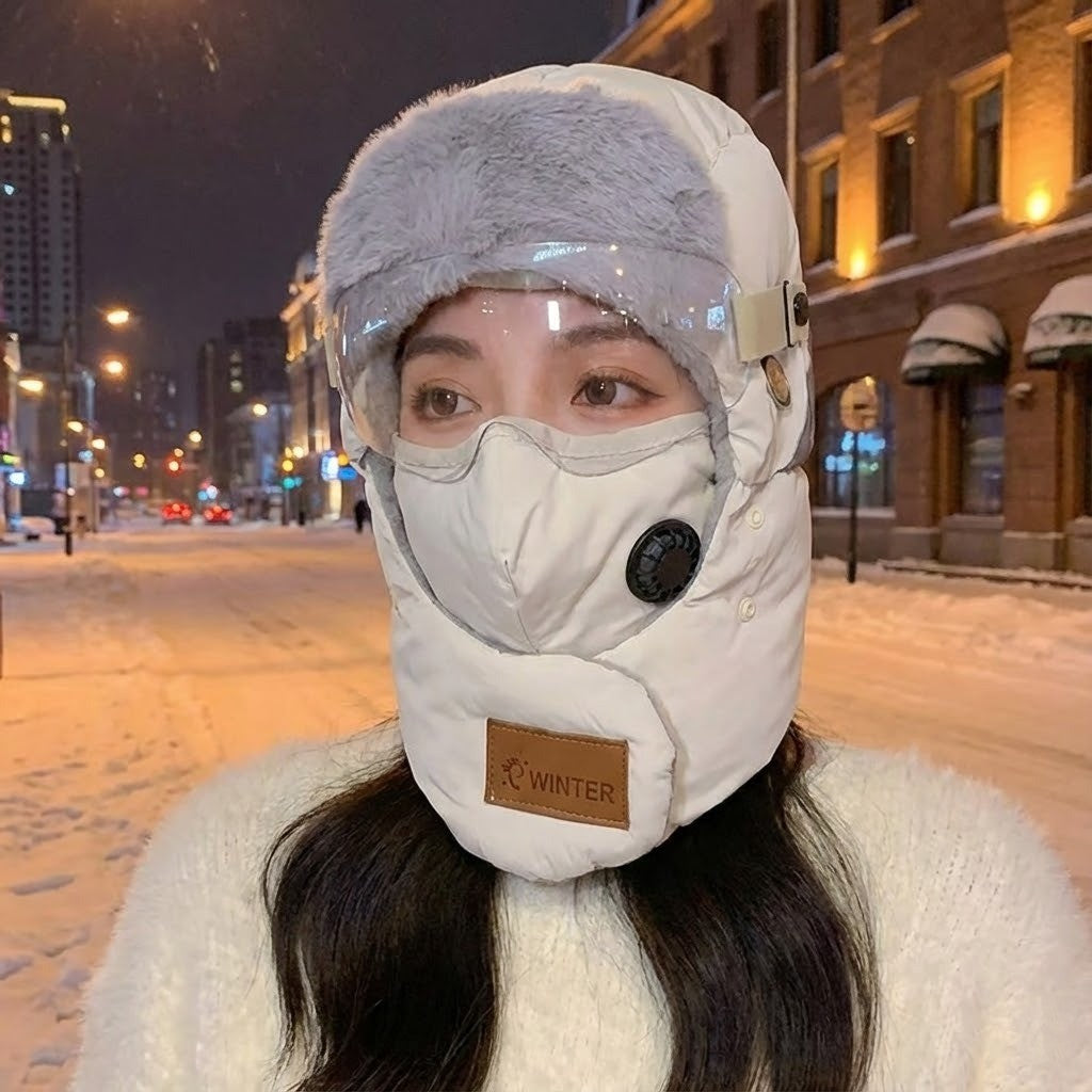 Windproof Full-Face Thermal Winter Hat - Image 0