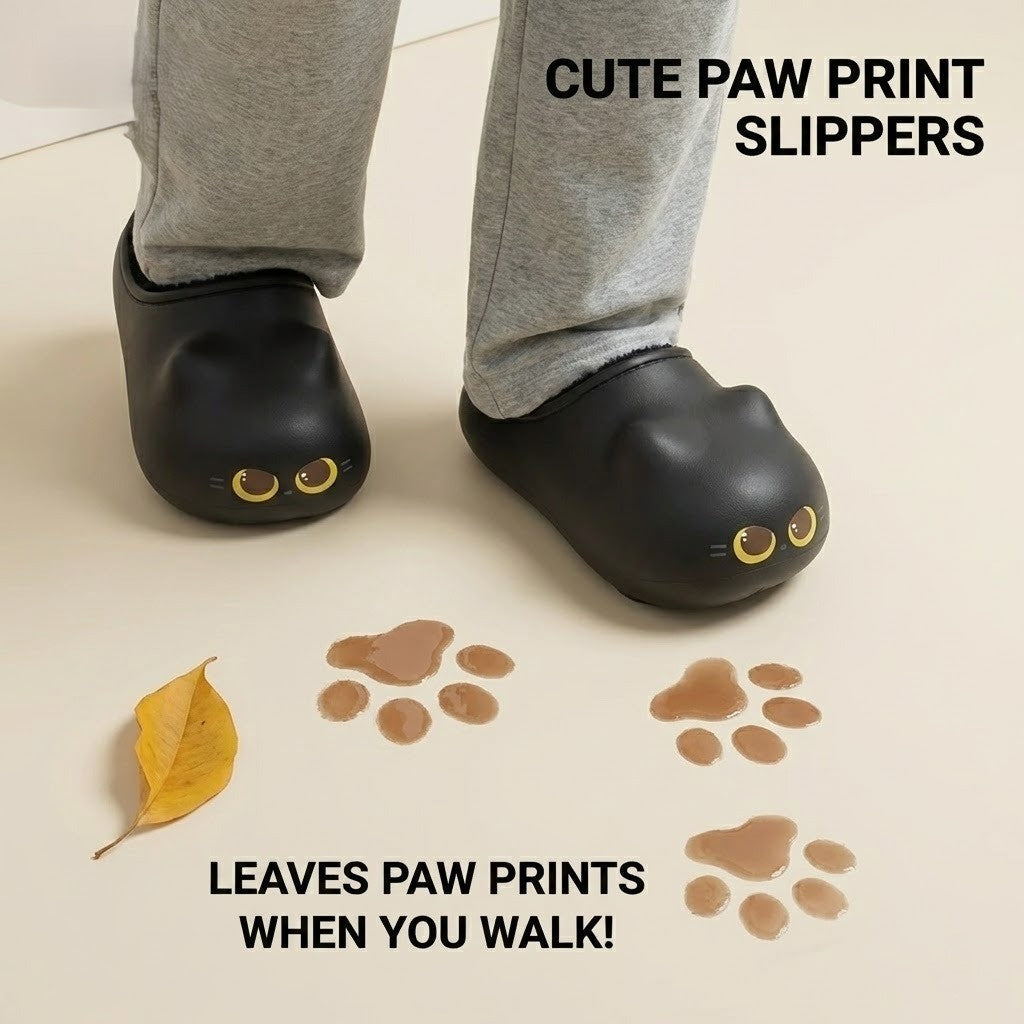 Cute Cat Paw Comfy Warm Slippers - Image 4