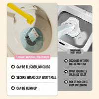 Clean Swipe Wall-Mounted Disposable Toilet Brush - Image 5