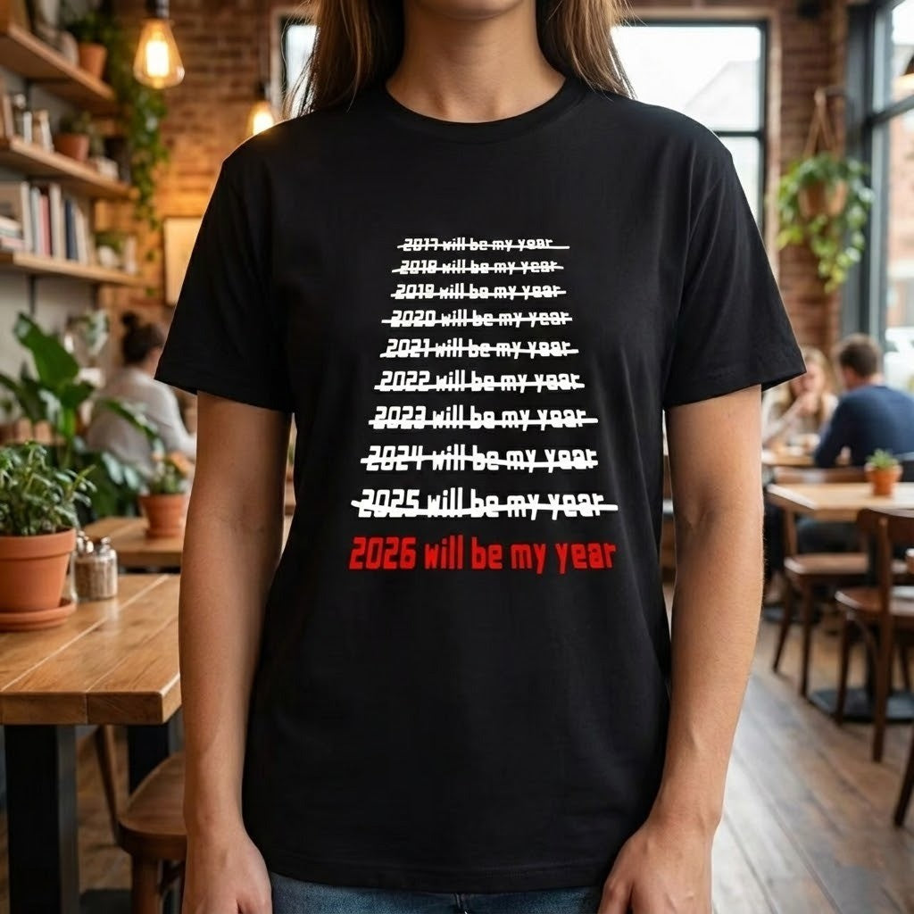 2026 Will Be My Year Funny T-Shirt - Image 3