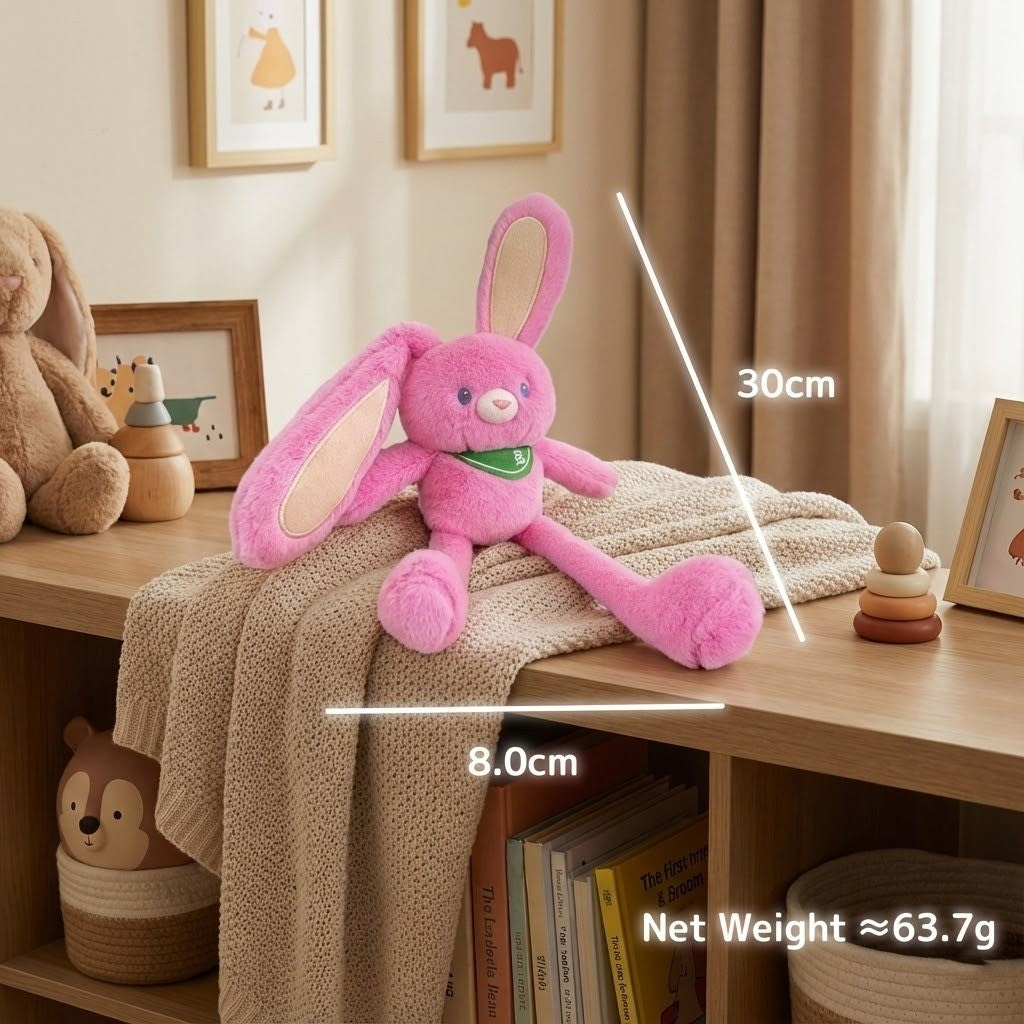Pull My Ears Rabbit Plush Toy - Image 2