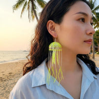 Dancing Jellyfish Long Tassel Earrings - Image 4