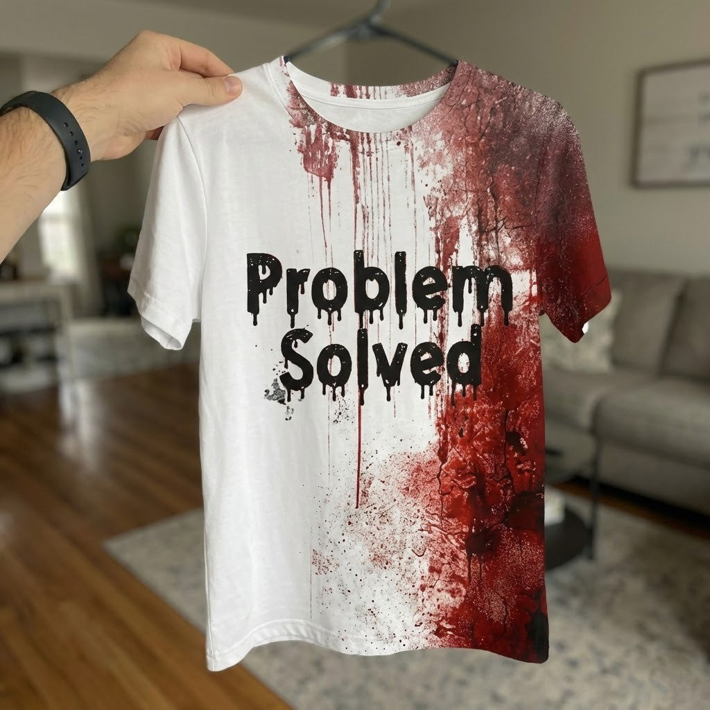 Problem Solved Funny T-Shirt - Image 7
