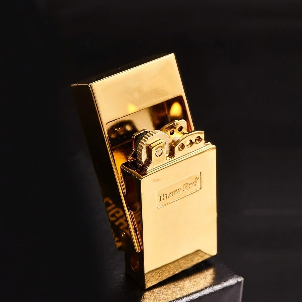 Iron Flick Retro Wheel Oil Lighter - Image 2