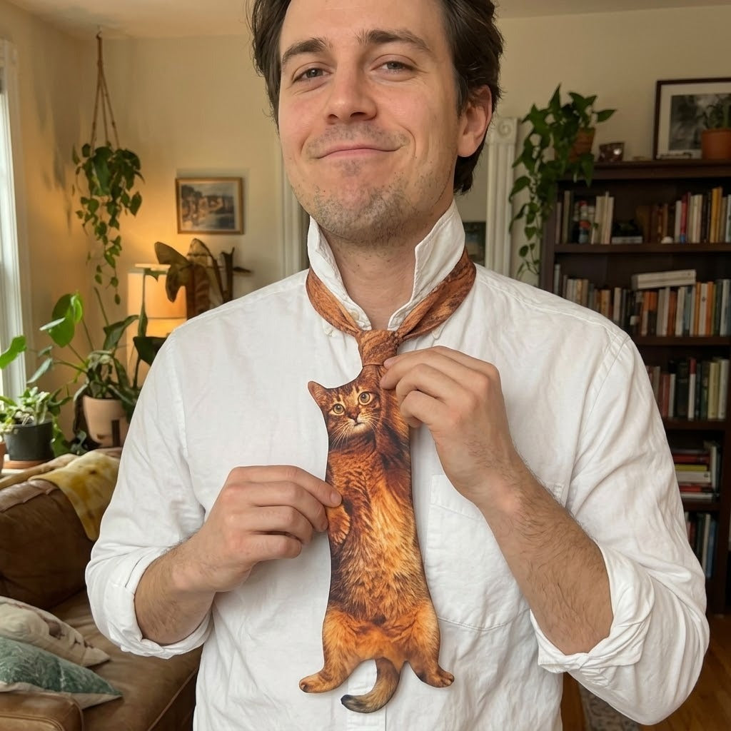 Cat Dress Code Tie - Image 3