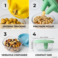 No Mess Clean Hands Snack Bowl - Image 2