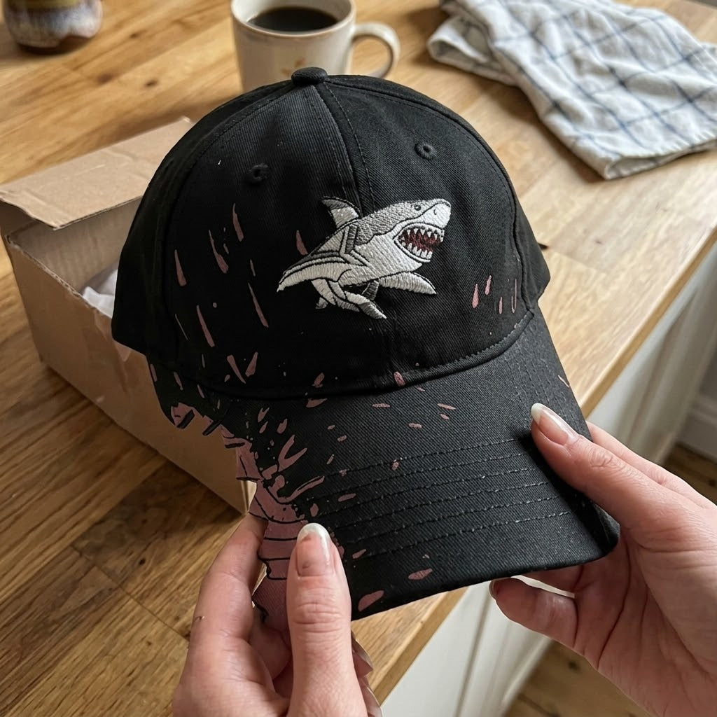 Shark Bite Baseball Cap - Image 1
